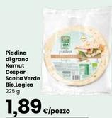 Offerta per Despar - Scelta Verde Bio, Logico Piadina Di Grano Kamut a 1,89€ in Despar
