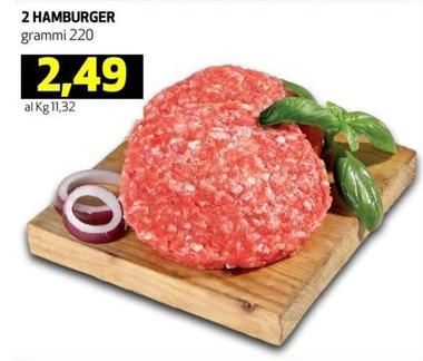 Offerta per Hamburger a 2,49€ in Coop