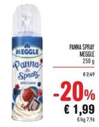 Offerta per Meggle - Panna Spray a 1,99€ in Spazio Conad