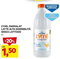 Offerta per Parmalat - Zymil Latte Alta Digeribilità Senza Lattosio a 1,5€ in Dpiu