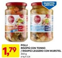 Offerta per Polli - Risopiù Con Tonno / Risopiù Leggero Con Wurstel a 1,79€ in Dpiu