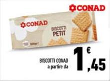 Offerta per Conad - Biscotti a 1,45€ in Conad City