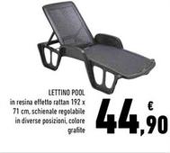Offerta per Lettino Pool a 44,9€ in Conad Superstore