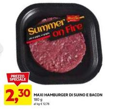 Offerta per Maxi Hamburger Di Suino E Bacon a 2,3€ in Dpiu