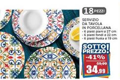 Offerta per Servizio Da Tavola In Porcellana a 34,99€ in Happy Casa Store