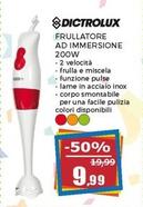Offerta per Dictrolux - Frullatore Ad Immersione a 9,99€ in Happy Casa Store