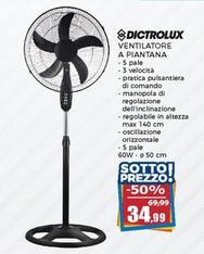 Offerta per Dictrolux - Ventilatore A Piantana a 34,99€ in Happy Casa Store