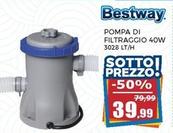 Offerta per Bestway - Pompa Di Filtraggio 40W a 39,99€ in Happy Casa Store