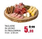 Offerta per Tagliere In Legno Di Paulownia a 5,99€ in Happy Casa Store