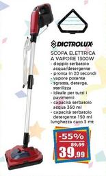 Offerta per Dictrolux - Scopa Elettrica A Vapore 1300W a 39,99€ in Happy Casa Store