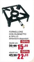 Offerta per Fornellone Con Rubinetto A Spillo a 15,99€ in Happy Casa Store