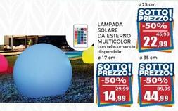 Offerta per Lampada Solare Da Esterno Multicolor a 14,99€ in Happy Casa Store