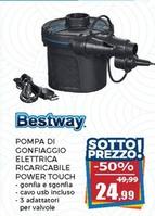 Offerta per Bestway - Pompa Di Gonfiaggio Elettrica Ricaricabile Power Touch a 24,99€ in Happy Casa Store