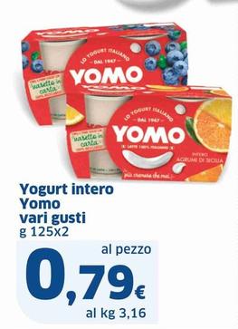 Offerta per Yomo - Yogurt Intero a 0,79€ in Sigma
