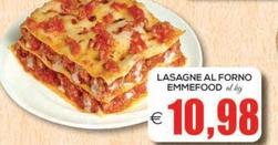 Offerta per Emmefood - Lasagne Al Forno a 10,98€ in SuperOne