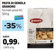 Offerta per Granoro - Pasta Di Semola a 0,99€ in Coop