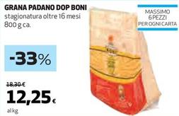 Offerta per Boni - Grana Padano DOP a 12,25€ in Coop