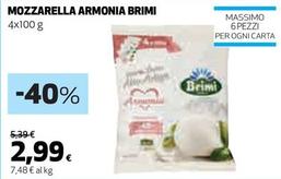 Offerta per Brimi - Mozzarella Armonia a 2,99€ in Coop