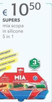 Offerta per  Super5 - Mia Scopa In Silicone 5 In 1  a 10,5€ in Acqua & Sapone