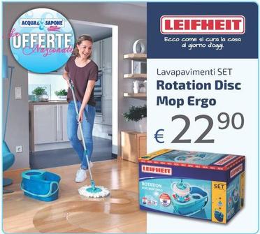 Offerta per Leifheit - Rotation Disc Ergo Mop a 22,9€ in Acqua & Sapone