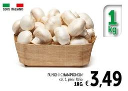 Offerta per Funghi Champignon a 3,49€ in Spazio Conad