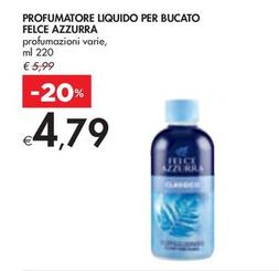 Offerta per Felce Azzurra - Profumatore Liquido Per Bucato a 4,79€ in Bennet