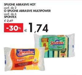 Offerta per Spontex - Spugne Abrasive Hot O Spugne Abrasive Multipower a 1,74€ in Bennet