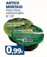 Offerta per Antico Mortaio - Pesto Fresco Calssico/s.aglio a 0,99€ in Sigma