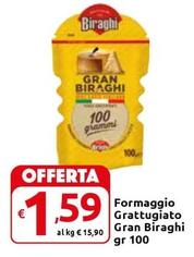 Offerta per Gran biraghi - Formaggio Grattugiato a 1,59€ in Carrefour Express