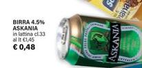 Offerta per Askania - Birra 4.5% a 0,48€ in ARD Discount