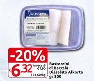 Offerta per Bacalaos Alkorta - Bastoncini Di Baccalà Dissalato a 6,32€ in Carrefour Market