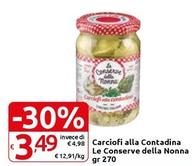 Offerta per Le Conserve Della Nonna - Carciofi Alla Contadina a 3,49€ in Carrefour Market