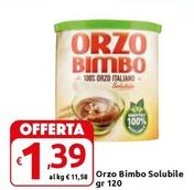 Offerta per Orzo Bimbo - Solubile a 1,39€ in Carrefour Market Superstore