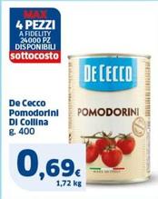 Offerta per De Cecco - Pomodorini Di Collina a 0,69€ in Sigma