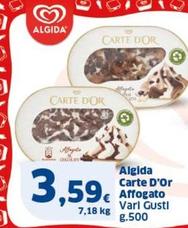 Offerta per Algida - Carte D'or Affogato a 3,59€ in Sigma