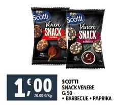 Offerta per Scotti - Snack Venere a 1€ in Decò