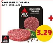 Offerta per Voglia Di Griglia - Maxiburger Di Chianina a 3,29€ in PENNY