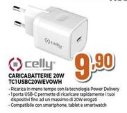 Offerta per Celly - Caricabatterie 20w TC1USBC20WEVOWH a 9,9€ in Expert