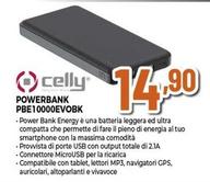 Offerta per Celly - Powerbank PBE10000EVOBK a 14,9€ in Expert