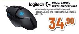 Offerta per Logitech - Mouse Gaming Fury G402 a 34,9€ in Expert