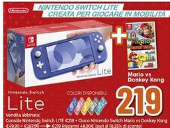 Offerta per Nintendo - Console Switch Lite + Gioco Mario Vs Donkey Kong a 219€ in Expert