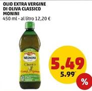 Offerta per Monini - Olio Extra Vergine Di Oliva Classico a 5,49€ in PENNY
