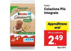 Offerta per Kinder - Colazione Più Integrale a 2,49€ in Lidl
