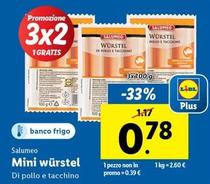 Offerta per Salumeo - Mini Würstel a 0,78€ in Lidl
