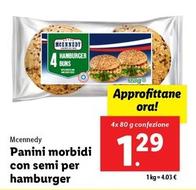 Offerta per Mcennedy - Panini Morbidi Con Semi Per Hamburger a 1,29€ in Lidl