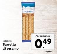 Offerta per Eridanous - Barretta Di Sesamo a 0,49€ in Lidl