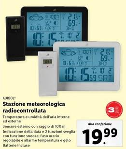 Offerta per Auriol - Stazione Meteorologica Radiocontrollata a 19,99€ in Lidl