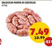 Offerta per Salsiccia Punta Di Coltello a 7,49€ in PENNY