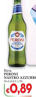 Offerta per Peroni - Birra Nastro Azzurro a 0,89€ in D'Italy