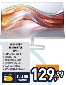 Offerta per Hp - Series S FHD Monitor 524sf a 129,99€ in Unieuro